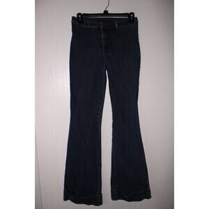 Betsey Johnson Vintage 90s Bootcut Jeans Cuffed Size 2